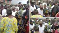Ekiti 2022: Old women turn to prayer warriors, pray for SDP's Segun Oni