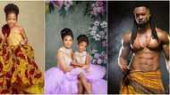 Flavour and ex-beauty queen Anna Banner's daughter turns 5th, mom releases lovely photos