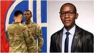 Nigerian man serving in US Army gets promotion, photo shows his official decoration, many react