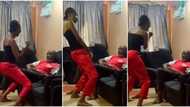 Arsenal fans are patient: Reactions as dad keeps quiet after daughter uses dance to disturb his rest in video