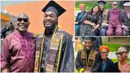 "Daddy of the year": Beautiful photos as RMD and family storm abroad for son's graduation