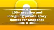 100+ creative and intriguing private story names for Snapchat