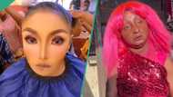 "No be Aunty Ramota be this?" Lady wears excessive makeup, video gets mixed reactions