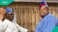 Trending video shows moment Obasanjo visited Adeleke after Osun election victory, danced with him