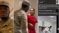 "Which kind lie be this?": Friend of lady surprised by US soldier debunks video, WhatsApp chats surface