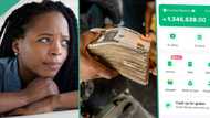 "I can feed you for 3 months": Lady shows N2 million in her bank accounts, challenges man online