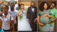 "They won the challenge": Couple who graduated from the same school gets married, shows off baby in video