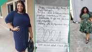 "Reach out to her": Nigerian teacher gets emotional after seeing note student gave her, shares it