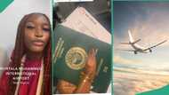 Lady Travels With Air Pace From Lagos to London Gatwick Airport After Getting UK study Visa approved
