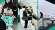 Davido gives tour of private jet, fans drool, make comparison: "I will never be poor in life"