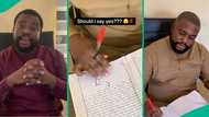 Federal University Oye-Ekiti displays love letter he found while marking student's exam script
