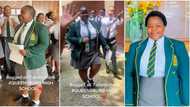 Secondary school students celebrate classmate who cleared her exams with 7 distinctions, video goes viral
