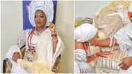 Meet one of Ooni of Ife’s new wives Afolasade, a philanthropist and chartered accountant who dazzles in white