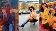 "Who say yankee no good?" Lady flaunts transformation just 3 months after relocating to UK, video melts hearts