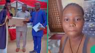Family reacts as girl gets laptop for emerging best behaved student at graduation, video trends