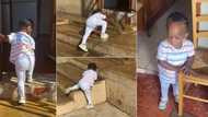 "Her spiritual eyes are working": Blind little girl walks around the house without help, video stuns many