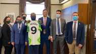 Remember Nigerian man who was made minister of justice in Canada? He has been gifted his country's jersey number 9; reveals why he didn't play football (photo)