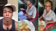 Man jokingly scolds his mum for not saying “thank you” after giving her food, her reaction trends