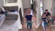 “We live for 5pm over here”: Little boy delightedly jumps off sofa to welcome dad, video goes viral on TikTok