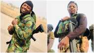 I'm strong, true son of the soil - Nigerian soldier proclaims, shows off in new photos