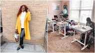 Woman creates school for her 3 kids at home, teaches them by herself, photo stirs reactions