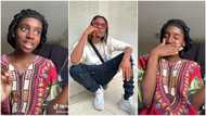 Nigerian lady uses British English in video to sing 1da Banton's No Wahala song, funny accent stirs reactions