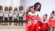 Amazing photos of quadruplets and their mother as they mark 5th birthday, woman says she wanted to be a nun