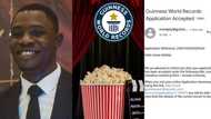 "I will break record": Guinness World Record approves as Nigerian man applies to watch film for over 121 hours