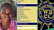 WAEC result: Female student scores poorly in English language, photo shows full grades