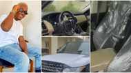Who is his sugar mummy? Reactions as actor Timini Egbuson buys brand new Range Rover on 34th birthday