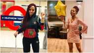 BBNaija's Khafi flies back to London for the first time since Big Brother show ended (photos)