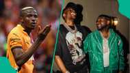 Osimhen shows off expensive custom necklace while linking up with Davido in Lagos