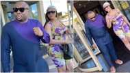 Nigerians gush over Olakunle Churchill and Rosy Meurer as they steps out in cute video