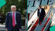 Da gaske ne: Trump ya tabbatar da fargabar harin Iran, ya yi basaja a cikin jirgi