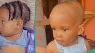 "I will cry bitterly": Grandma cuts baby boy's braids, barbers him clean 'gorimapa' in viral video