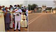 Gov Ugwuanyi inaugurates 12km Ugwuomu Nike-GO Uni Road, amid jubilation