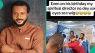 Moment Prophet Ebuka Obi yanked off member's wig in church, video sparks mixed reactions
