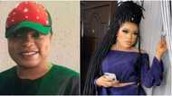 Funny reactions from Nigerians as Bobrisky abandons feminine ways to attend his dad’s birthday