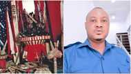Video emerges as Nigerian man takes sister, her husband's name and pictures to a shrine, summons them