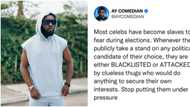 “Only Tinubu fans shalaye like this”: Comedian AY says celebs get attacked over their choice during elections