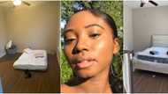 Lady shares before & after photos of her bedroom as she gets new mattress and bed frame, inspires many