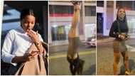 Beautiful lady does acrobatic moves, somersaults on heels, video gets social media users gushing