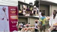 Celebrating the Grammys: Burna Boy distributes food packs to over 300 families in Rivers state