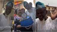 Veteran actor Agbako excited as Foluke Daramola celebrates him days after his 96th birthday