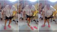 Actress Toyin Abraham nearly twists ankle as she tries to dance ‘happy feet’ in viral video, fans roll with laughter