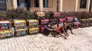 He's marking his birthday: Reactions as 26-year-old Nigerian man steals 26 generators, photo goes viral