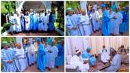 Laughter, joy, emotions run deep as Buhari meets classmates in Daura, Katsina