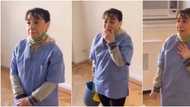 Tears of joy as grateful residents give jobless cleaner a 4-bedroom apartment