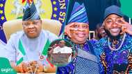 "Davido dey learn from him": Video of Governor Ademola Adeleke leading praise and worship trends online