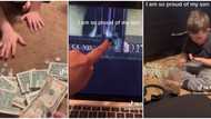 "I'm so proud of him": Mum awed in video as little son gives her all his savings for her cracked MacBook